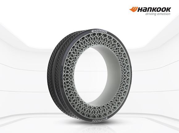 [CES 2022] Hankook Tire unveils i-Flex airless concept tire optimized for autonomous driving