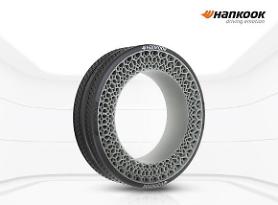 [CES 2022] Hankook Tire unveils i-Flex airless concept tire optimized for autonomous driving