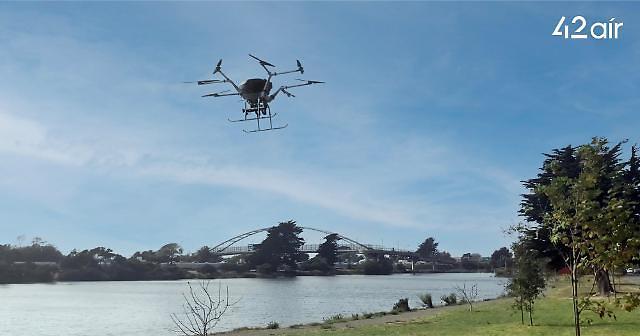 42air works with Doosan Mobility to develop marine fuel cell drone delivery service