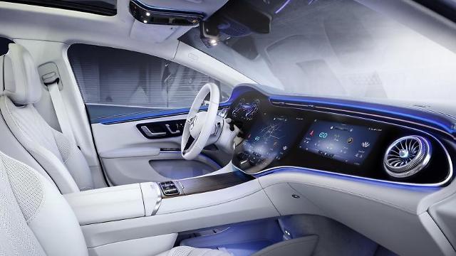 LGs plastic OLED used for infotainment system in Mercedes-Benz luxury EV