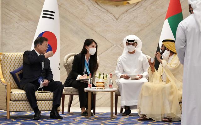 ​文 부산 엑스포 유치 관심…UAE 총리 바카라 원전 만족