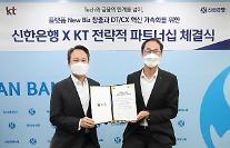 KT、新韓銀行と未来事業「血盟」結んだ…4300億ウォン規模の持分交換