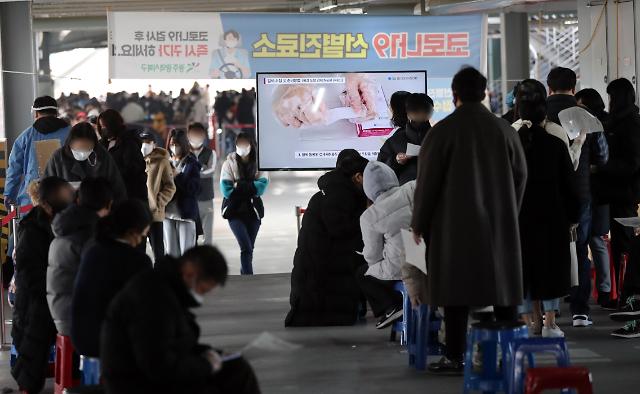 韩国日增新冠确诊14518例 确诊人数三日翻一番