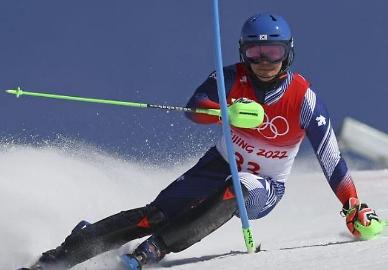 ​[2022 베이징 동계올림픽] 알파인 스키 한국 최고 순위 당도한 정동현