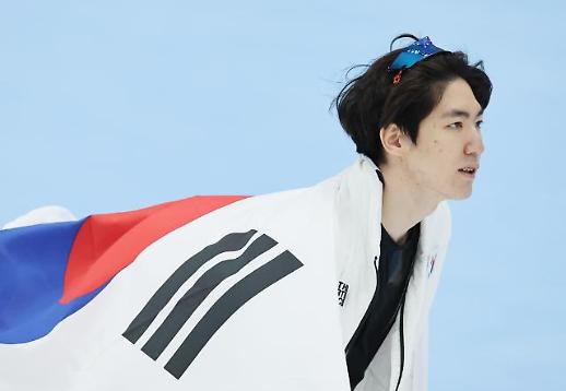 车旼奎金慜锡明晚冲击速度滑冰男子1000米奖牌 