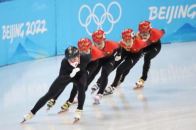 ​[2022 베이징 동계올림픽] 중국 쇼트트랙 선수들 빅토르 안, 감사해요