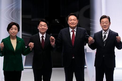 [대선 토론][종합] 李 정치개혁 하겠다...尹 정치쇼 그만, 沈‧安 실천 중요