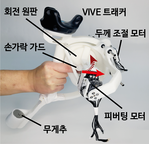 "물체 쥐는 경험까지 재현" KAIST-MS, VR 전용 차세대 콘트롤러 개발