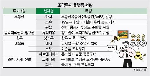[무섭게 성장한 조각투자] 전용 거래소 등 지원책 없인 미성년 포함 100만 투자자 방치