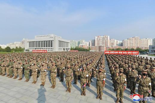 朝鲜人民军军医部门举行誓师大会