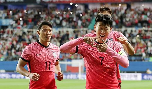 世界杯热身赛韩国2:0战胜智利