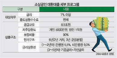 [단독] 소상공인 대환대출, 개인 한도 5000만원으로…보증비율은 90%