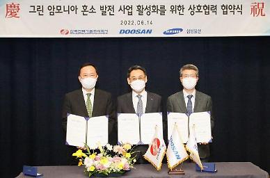 Doosan Enerbility works with domestic companies to push for mixed combustion using green ammonia