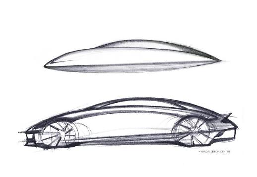 现代汽车公布艾尼氪6设计草图