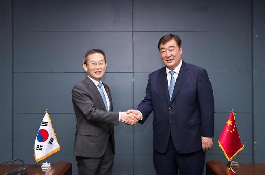 韩国科技部长官会见中国驻韩大使邢海明