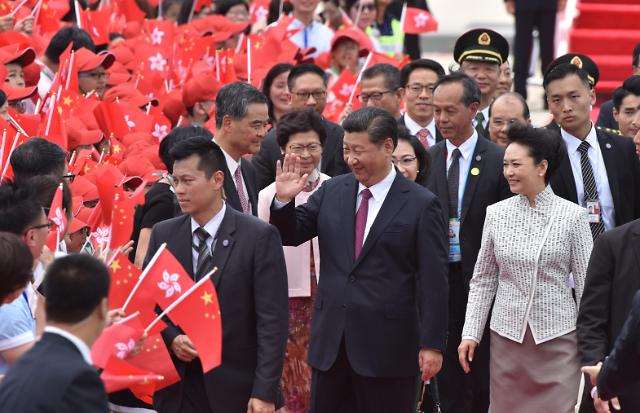 [홍콩반환 25주년] 시진핑 홍콩 방문에 촉각