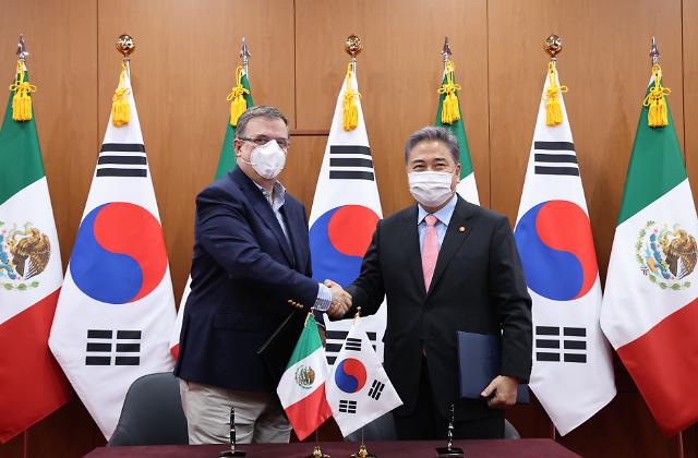 ​수교 60년 韓-멕시코, 외교장관회담 개최...개발 협력 MOU 체결