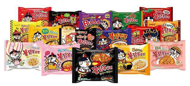 Popularity of S. Korean fire noodles never fades with accumulated sales of over 4 billion packs 