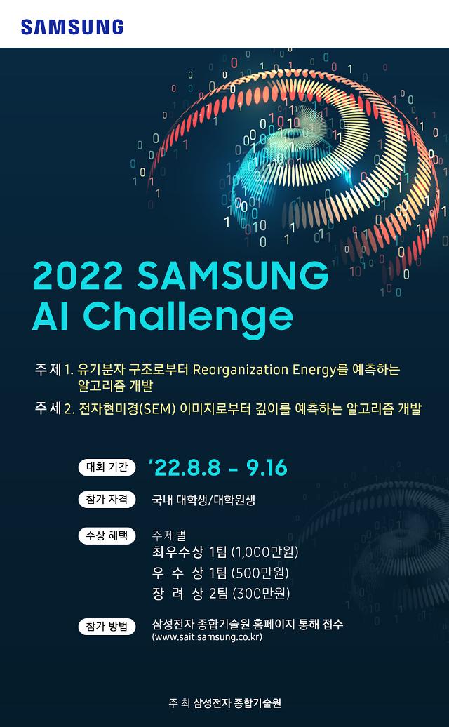 국내 대학·대학원생 대상 2022 삼성 AI 챌린지 개최
