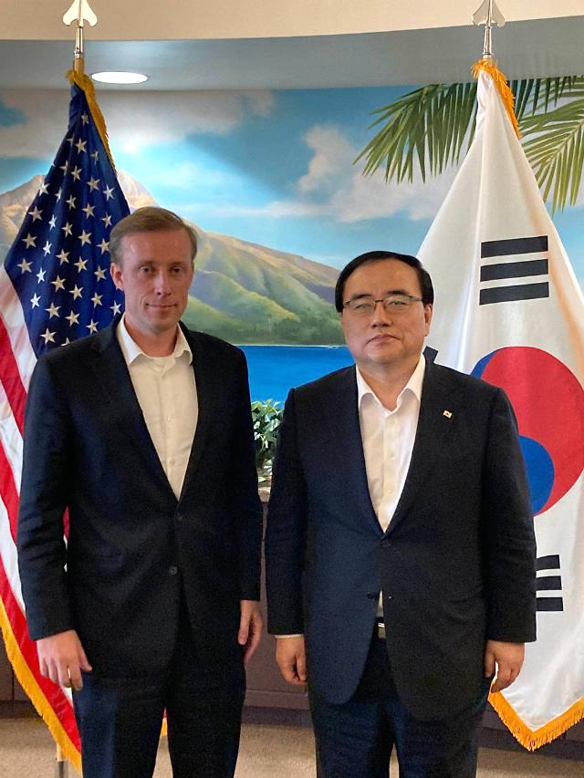 韩美日国安首长夏威夷会晤 商定深化三方经济安保合作