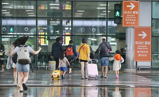 “轩岚诺”逼近济州 大批航班取消