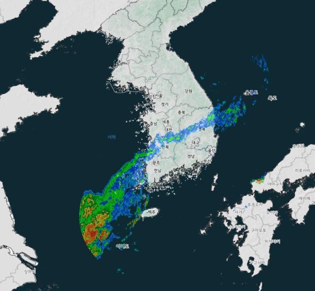 12호 태풍 무이파 중국行 북상…제주·서해안 비바람