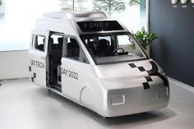 Hyundai auto group unveils test buck for airport pickup PBV concept based on electric vehicle platform