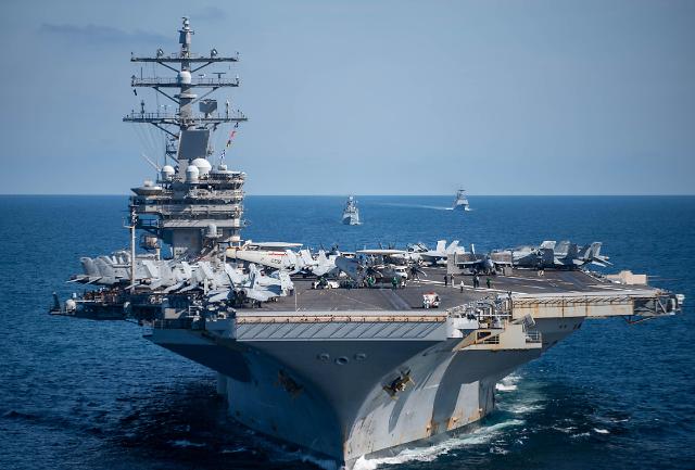 South Korea and the United States to conduct joint naval maneuvers on 7 and 8 … US nuclear aircraft carrier Reagan Jeju escort operation