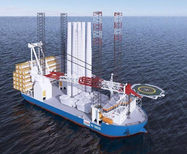 Daewoo shipyard applies smart ship platform to wind turbine installation vessels