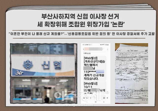 ​부산사하지역 신협서 조합원 위장가입 의혹 논란