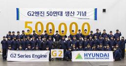現代斗山インフラコアのエコG2エンジン、累積生産50万台突破