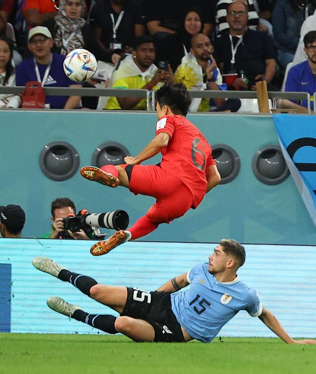 [카타르 월드컵] 우루과이 발베르데 한국이 굉장히 잘했다