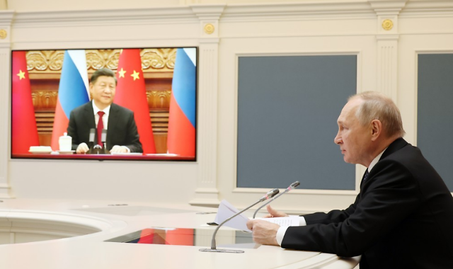 푸틴, 시진핑 내년 봄 모스크바로 초대..."양국 군사 협력 강화"