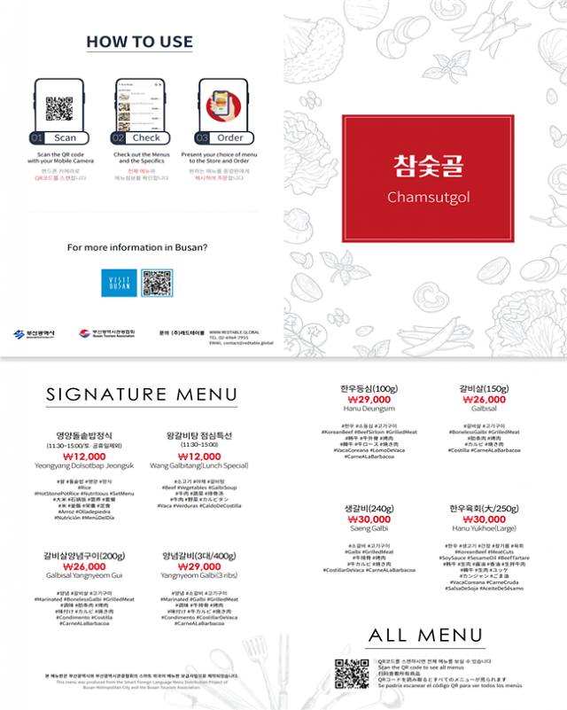 ​Southern port city starts multilingual menu board service in 50 restaurants to attract foreign customers