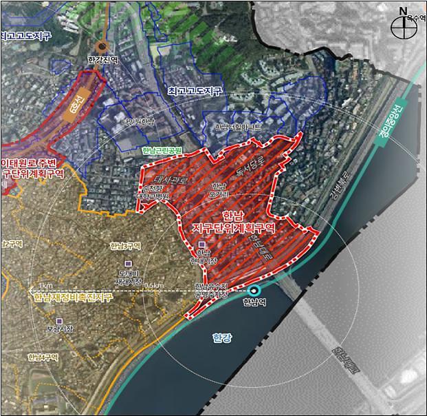 서울시, 한남 지구단위계획구역 정비…상업성·보행 경관 개선