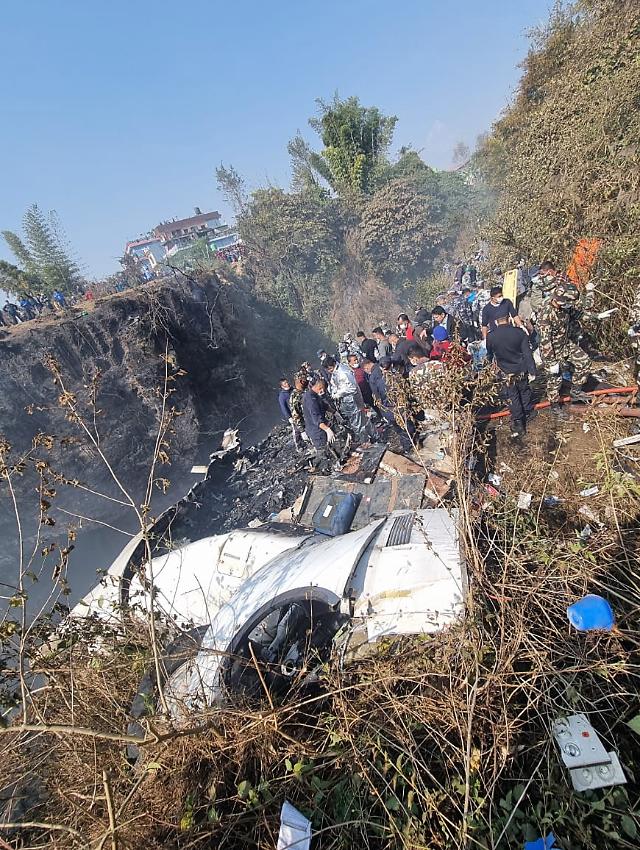 印 매체, 네팔 항공기 추락 사고 탑승자 전원 사망
