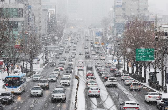 ソウルなど首都圏全域に大雪注意報
