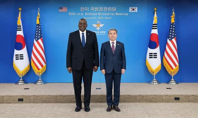 [한·미 국방장관 회담] 김정은 핵 선제사용 가정한 연합훈련 확대·핵항모 수시 전개 합의 [종합]