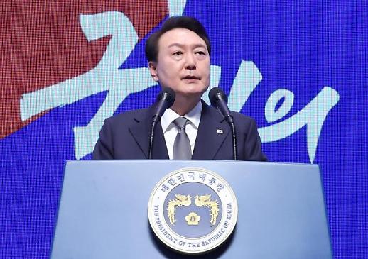 尹锡悦三一节致辞强调韩美日合作重要性