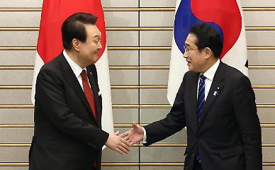 [SUMMIT] ​S. Korean President Yoon and Japanese Prime Minister Kishida agree to resume shuttle diplomacy