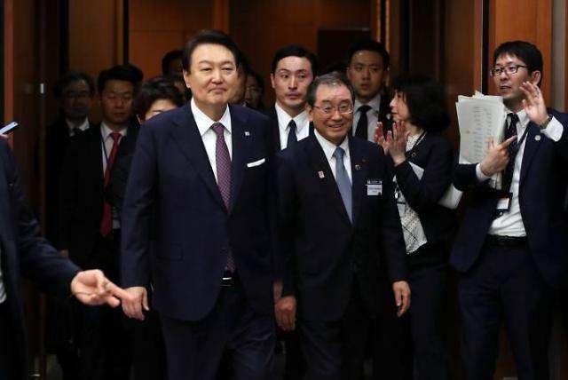 尹大統領、日オピニオンリーダーに接見…「韓日、前向きな雰囲気と友好・協力が続くように」