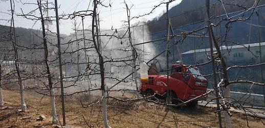 과일의 고장을 지켜라 영동군, 과수화상병 공동방제 총력