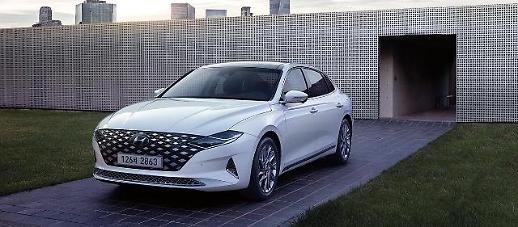 Mẫu hybrid thuộc dòng Grandeur thế hệ mới của Hyundai được khách hàng ưa chuộng