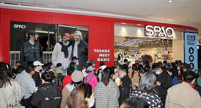 S. Korean affordable casual wear brand SPAO to beef up influence in Chinese apparel market