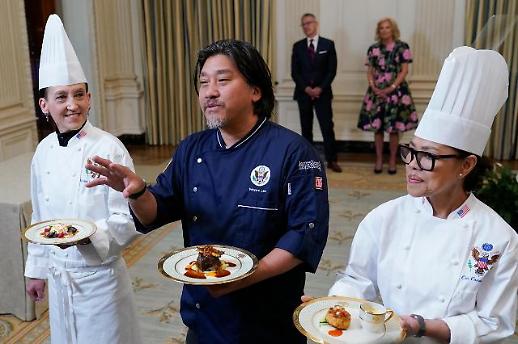 白宫国宾晚宴菜单揭秘