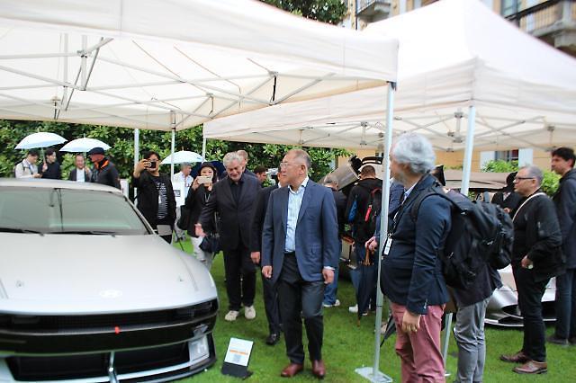 現代自、イタリアのクラシックカー·コンセプトカー展示会で「Nビジョン74」披露