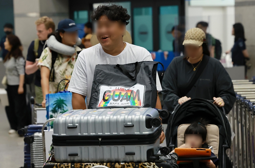 한국 관광객들 일주일 만에 괌옥 탈출
