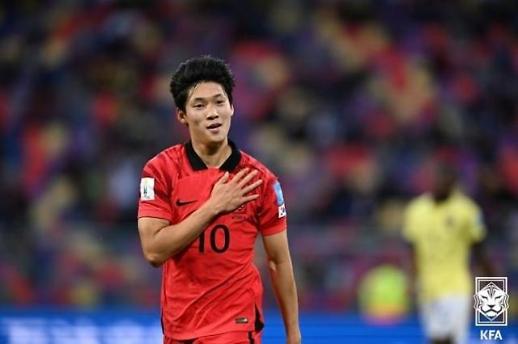 한국, 에콰도르에 3-2 승리…U-20 월드컵 8강 진출