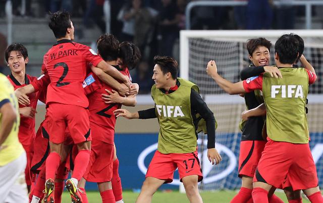 韓国サッカーU20W杯、エクアドルに3―2で勝利・・・「ベスト8進出」