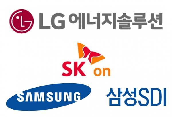 LG에너지솔루션·SK온·삼성SDI 각 사 CI